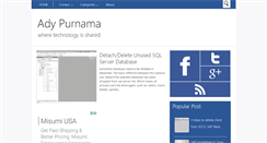 Desktop Screenshot of adypurnama.com